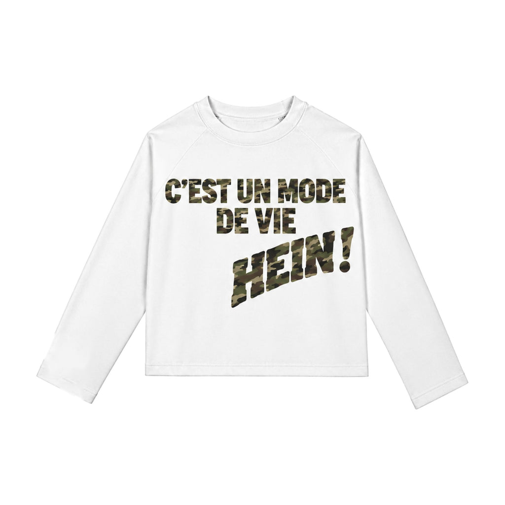 Longsleeve « Hein ! » Camo Kaki – face